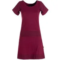 Vishes Minikleid Damen Longshirt Kleid kurzarm Mini-Kleid Sommer-Kleid T-Shirtkleid Boho, Goa, Guru Style