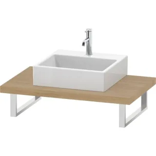 Duravit DuraStyle Konsole DS102C03030 für Aufsatzbecken, 1 Ausschnitt, Stärke 4.5 cm, Eiche natur
