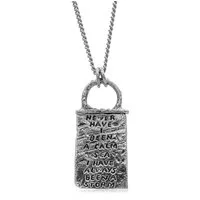 HAZE & GLORY Kette mit Anhänger Vintage Anhänger - Storm 925 Silber