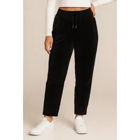 Kendindza Collection Jogger Pants Damen Cordhose Optik Hose Jogg-Pants elegant Stoffhose Stretch elastischer Stoff, weich mit Gummibund