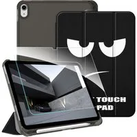 Fintie Tablet-Hülle für iPad 11 Generation 11'' 2025 (A16), iPad 10 Generation 10.9'' 2022, mit Schutzfolie-ultradünne transparente Rückseite Case mit Stifthalter