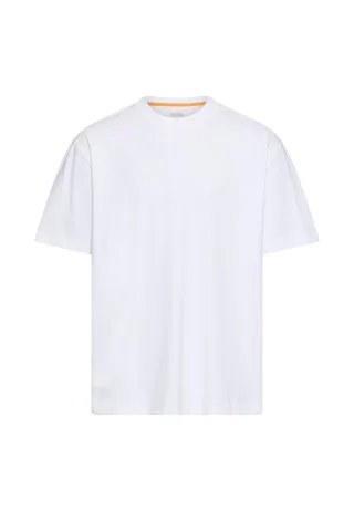 camel active - Oversized T-Shirt aus Organic Cotton white - Gr. - M