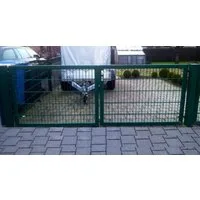 SRM Design Zaundoppeltür Doppelflügeltor Einfahrtstor Grün 200cm x 103cm