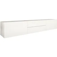 borchardt Möbel Lowboard Sophia, TV-Schrank Breite 200 cm, 2 Klappen und 2 Schubkästen, stehende oder hängende Montage