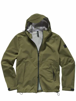 Mey & Edlich Herren Regenjacke Highlands Grün 100 % Polyester