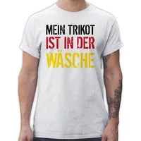 Shirtracer T-Shirt Mein Trikot ist in der Wäsche, Deutschland Germany 2026 Fussball WM Fanartikel