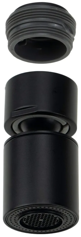 Neuesbad DUAL-Funktion Verstellbar Strahlregler, Schwarz NB1DEANNN63A1