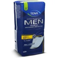 TENA Inkontinenz-Einlage TENA MEN Active Fit Level 2 Inkontinenz Einlagen, 20-St.