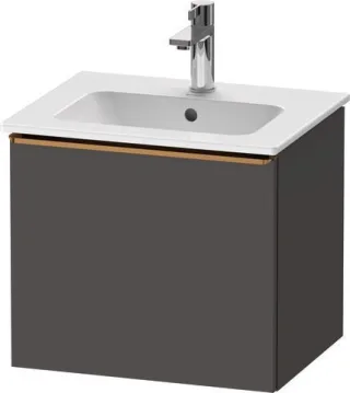 Duravit D-Neo Waschtischunterbau wandhängend Graphit Matt 510x402x440 mm - DE4260004490000 DE4260004490000
