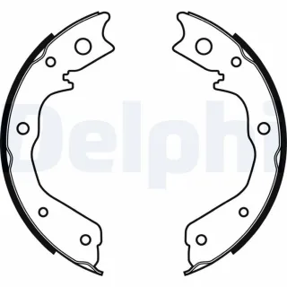 Delphi Bremsbacken hinten Opel Frontera Monterey