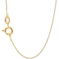 HOPLO Goldkette Goldkette Ankerkette Länge 38cm - Breite 0,8mm - 750-18 Karat Gold, Made in Germany