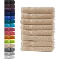 Hometex Premium Textiles Handtuch in Premium Qualität 500 g/m², Feinster Frottier-Stoff 100% Baumwolle, 8x Gästetuch, weich, saugfähig, extra schwer & flauschig