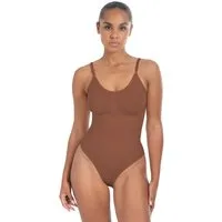 Smilodox Body Nysa, Bauchweg Stringbody, Formender Formbody, Verstellbare Träger atmungsaktives Material, Rückenausschnitt, Eleganter V-Ausschnitt