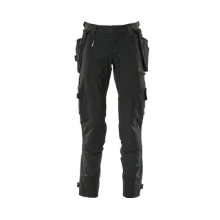 MASCOT Hose mit Hängetaschen ADVANCED Schwarz 56 - 17031-311-09-76C56