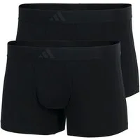 adidas Sportswear Trunk Active Flex Cotton 3 Stripes (2er Pack) flexibler 4-Wege-Stretch, elastisch, Logo-Bund, ohne Eingriff