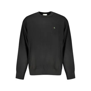 Calvin Klein Schwarzer Baumwollpullover für Männer