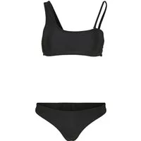 URBAN CLASSICS Bügel-Bikini Urban Classics Damen Ladies Recycled Asymmetric Tank Top Bikini
