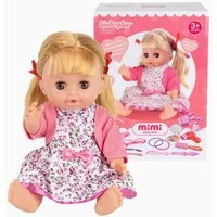 Kinderplay Dolls & Strollers Babypuppe Baby-Puppe mit Friseurset – sprechend – Spielspaß ab 3 Jahren (Set)