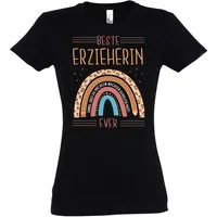 Youth Designz T-Shirt BESTE ERZIEHERIN EVER Damen Shirt Mit modischem Print