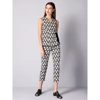 Alba Moda Kurzarmbluse Bluse in Wickeloptik
