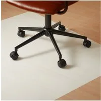 relaxdays Bodenschutzmatte Eckige Bürostuhlunterlage in 3 Größen, 150 x 120 cm
