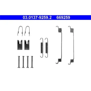 ATE Bremsbacken-Montagesatz hinten Ford Fiesta Fusion Ka Puma Mazda 2 121