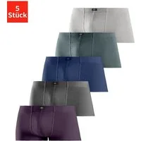 H.I.S Hipster (Packung, 5-St) knapp sitzende Boxershorts aus Baumwollstretch