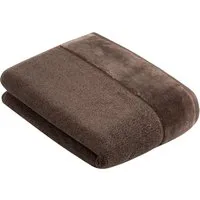 Vossen Badetuch Pure, Frottier (1-St), Baumwolle & VEGAN, mit eleganter Veloursbordüre