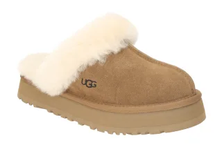 UGG 1122550 che Damen Pantoletten in Braun Klassische Hausschuhe mit Warmfutter