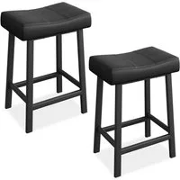 GarveeMore Barhocker aus PU-Leder, Barstuhl 2/4er Set Bistrostuhl Küchenhocker (2 St)