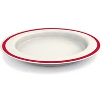 Ornamin Speiseteller ORNAMIN Großer Teller mit Kipp-Trick, (1 St), Esshilfe l Alltagshilfe l bruchstabil l Made in Germany