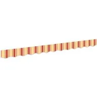 vidaXL Markise Markisenschürzen-Ersatz Gelb und Orange 230 x 20 cm Polyester (1-St)