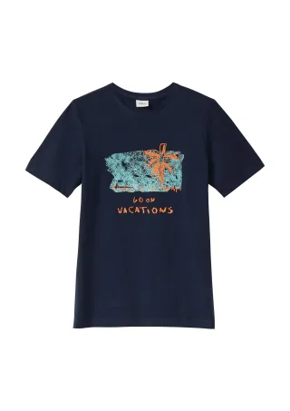 s.Oliver - T-Shirt blau - Gr. - 164