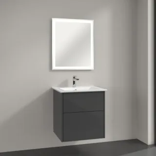 Villeroy & Boch Finero Lichtspiegel A4686000 mit Beleuchtung, 600 x 700 x 25 mm