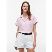 Tommy Hilfiger Kurzarmbluse SUMMER COTTON SS SHIRT Baumwollmischung