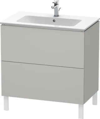 Duravit L-Cube Waschtischunterbau bodenstehend Betongrau Matt 820x481x704 mm - LC662600707 LC662600707