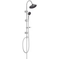Vereg Duschsystem ELBA, Duschsäule Duschkopf Kopfbrauseset Handbrause Chrom