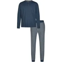 Phil & Co. Schlafanzug Modischer Herren Pyjama lang (2 tlg) Baumwolle