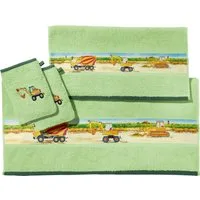 Erwin Müller Handtücher Kinder-Frottier-Set 4-teilig, Walk-Frottier Uni