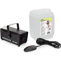 Showlite Discolicht SN-400 Nebelmaschine mit 5 Liter Fluid, Smoke Machine, 56m³/min Nebelausstoß, 3,5m Sprühdistanz