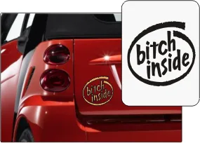 Aufkleber "Bitch inside"