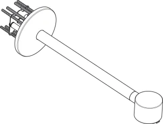 Hansgrohe Brausearm 2jet Axor Brushed Bronze 93966140