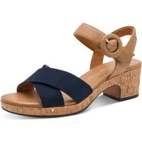 MARCO TOZZI Sandalette, Blockabsatz, Plateau, Sommerschuh, Sandale mit Feel Me-Ausstattung