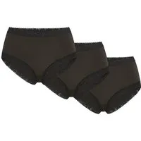 Jockey Slip Soft Stretch Lace (3er Pack) florales Muster, dehnbare Spitze