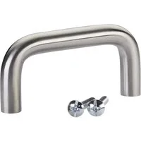 SO-TECH® Möbelgriff Bügelgriff BG03e echt Edelstahl BA 64 - 320 mm, Lochabstand 64 mm - inkl. Schrauben