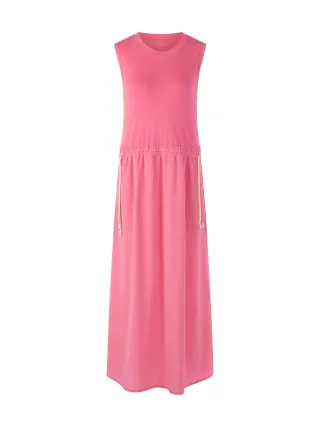 Marc Cain Sports - Ärmelloses Midikleid mit Tunnelzug pink lemonade - Gr. - 44