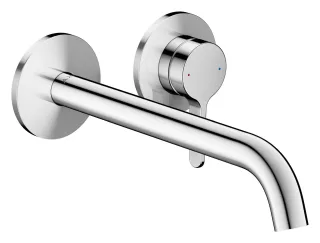 Hansgrohe Waschtischmischer Unterputz Axor One Fertigset mit Hebelgriff chrom, 48120000 48120000