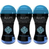 RUUM Wäscheparfüm Textilien-Parfüm Perlen Für Die Waschmaschine 210g (Spar-Set, 3-St), Für Langanhaltende Frische