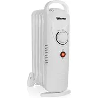 Tristar Ölradiator, 500 W, Elektro Heizkörper 5 Rippen mobile Elektroheizung leise Heizradiator