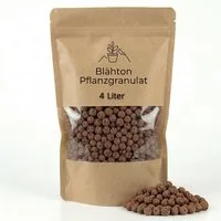 matches21 HOME & HOBBY Blähton Farbiges Blähton Pflanzgranulat für Zimmer-Pflanzen 4 Liter braun braun, mit Farbige Tonkugeln als Hydrogranulat, (1-St), Mineralisches Indoor Hydrokultur Ton-Granulat Pflanzsubstrat